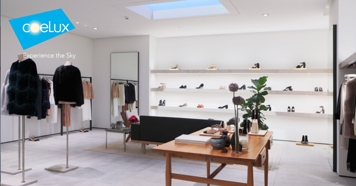 Coelux Sun And Sky Into A Clothing Store