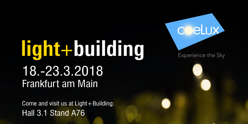 Experience the Sky at Light + Building 2018